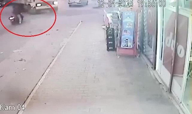 Antalya'da 16 yaşındaki genci hayattan koparan kaza güvenlik kamerasında