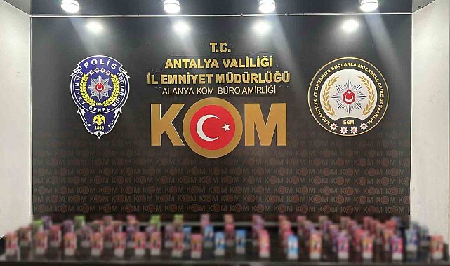 Antalya'da son 1 haftadaki kaçakçılık operasyonlarında 17 şüpheliye işlem