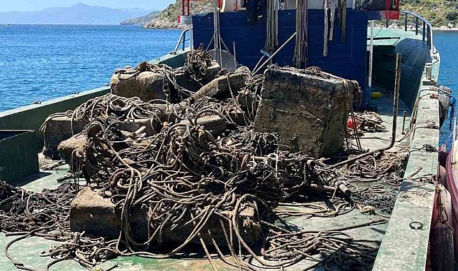 Antik limandaki tonozlar kaldırıldı