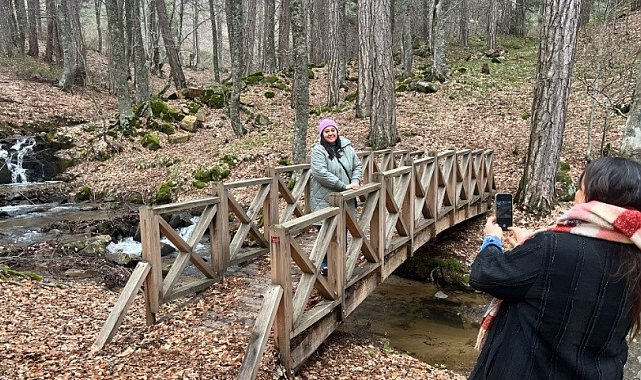 Ara tatil ve bayram tatilini Domaniç'in güzellikleriyle değerlendirdiler