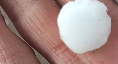 Arapgir'de dolu yağışı etkili oldu