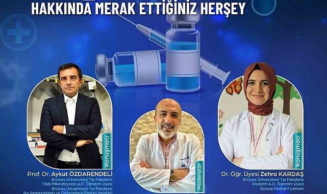 Aşılar; Kayseri Üniversitesi'nde masaya yatırılacak