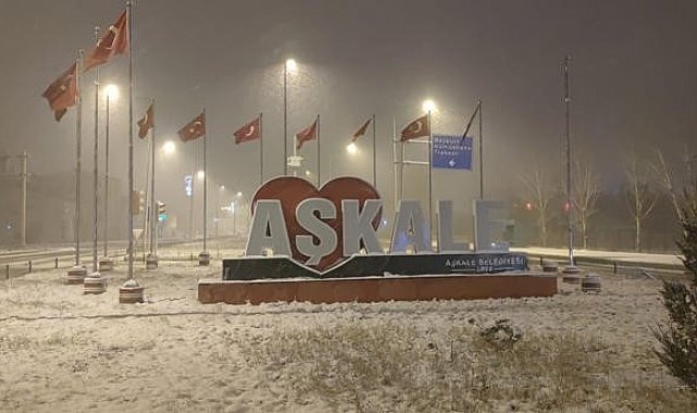 Aşkale'de bir günde 4 mevsim
