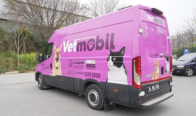 Ataşehir Belediyesi, yeni hayvan ambulansı "Vetmobil"i hizmete sunuyor