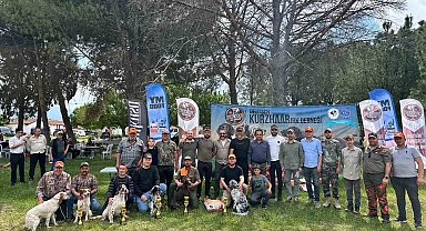 Av köpekleri Salihli'de yarıştı