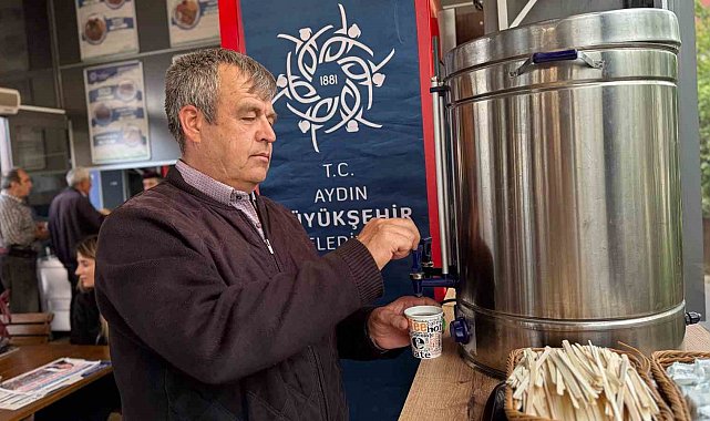 Aydın Büyükşehir Belediyesi Kent Lokantaları'nda çay 1 lira