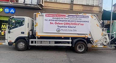 Aydın Büyükşehir Belediyesi'nden Bozdoğan'a araç desteği