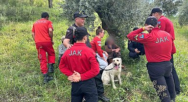 Aydın'da kaybolan kadını JAK ekipleri buldu