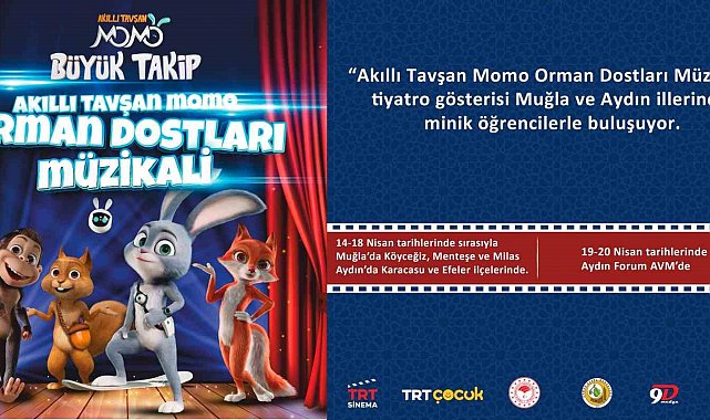 Aydın'da müzikal ile çocuklara ormanın önemi anlatılacak