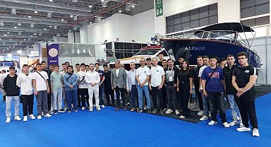 Ayvalık Denizcilik Lisesi Mast İzmir Boatshow Fuarı'nda