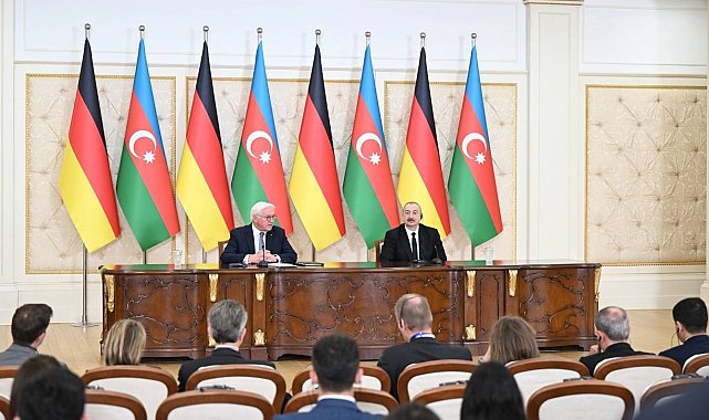Azerbaycan Cumhurbaşkanı Aliyev: "Azerbaycan ve Ermenistan'ın barışa ulaşma yönündeki tutumlarının birbirine yakınlaştığını görüyoruz"