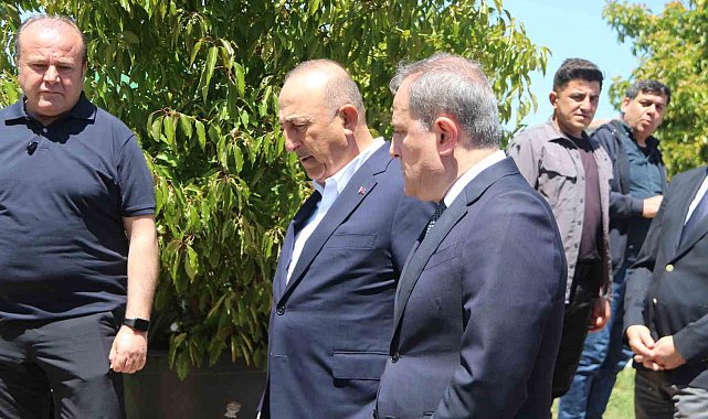 Azerbaycan Dışişleri Bakanı'ndan Mevlüt Çavuşoğlu'na taziye ziyareti