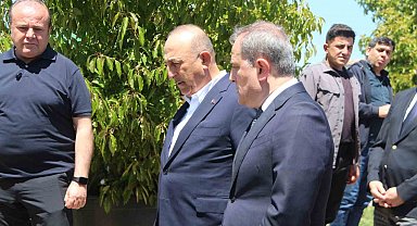 Azerbaycan Dışişleri Bakanı'ndan Mevlüt Çavuşoğlu'na taziye ziyareti