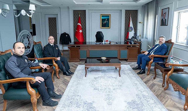 Babası vefat eden İl Emniyet Müdürü Yılmaz'a taziye ziyareti