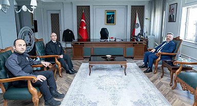 Babası vefat eden İl Emniyet Müdürü Yılmaz'a taziye ziyareti