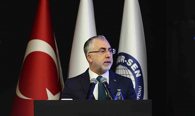 Bakan Işıkhan: "Kamuda sendikalaşma oranı 2002'de yüzde 50'den bugün yüzde 75,2'ye yükselmiş durumda"