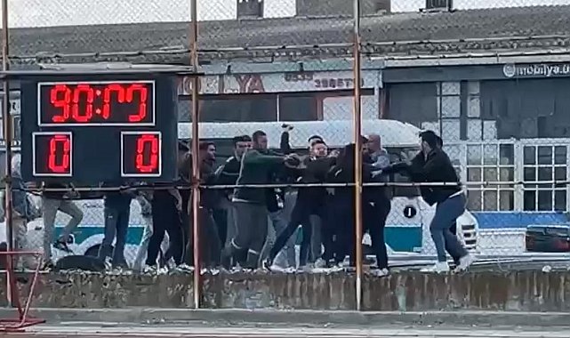 Balıkesir'de maç sonrası kavga çıktı