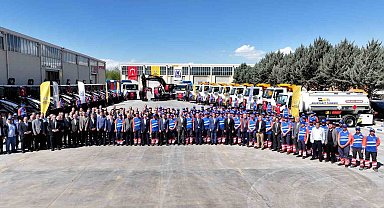 Başkan Altay: "100 milyon lira bedelle KOSKİ'ye 24 yeni iş makinesi daha kazandırdık"