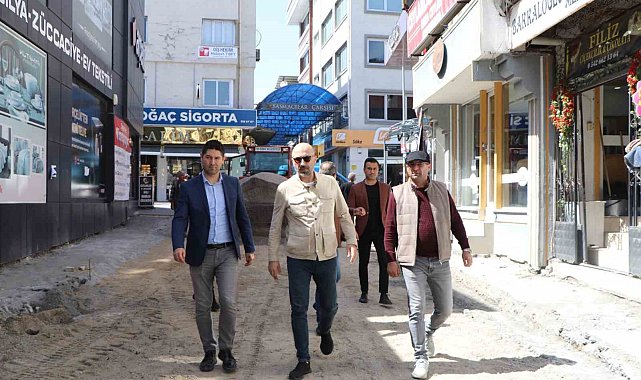 Başkan Arıkan, yol yapım çalışmalarını yerinde inceledi