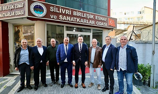 Başkan Balcıoğlu, Silivri Birleşik Esnaf ve Sanatkarlar Odası'nı ziyaret etti