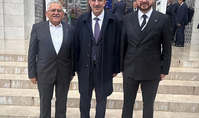 Başkan Büyükkılıç, Cumhurbaşkanı Yardımcısı Yılmaz ile görüştü