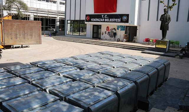 Başkan Çerçioğlu'ndan Yenipazar'a konteyner desteği