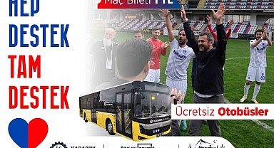 Başkan Çetinkaya'dan Karabük İdmanyur maçına ulaşım desteği