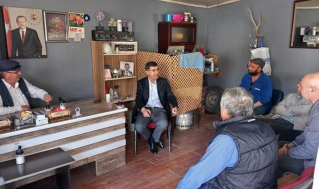 Başkan Eyüp Kahveci, Büyüksaka köyünde hemşehrileriyle buluştu