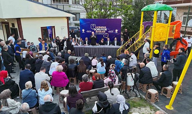 Başkan Faruk Özlü vatandaşla bir araya geldi