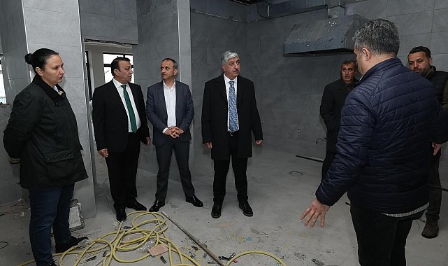 Başkan Ömeroğlu çalışmaları yerinde inceledi