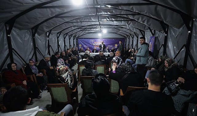 Başkan Özdemir vatandaşlarla buluştu