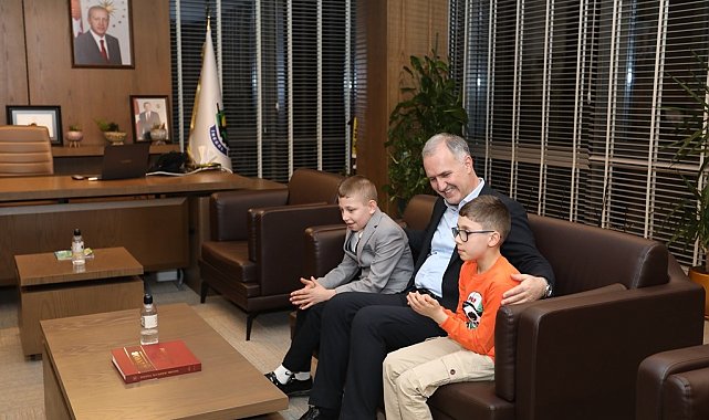 Başkan Taban otizmli çocuklarla buluştu