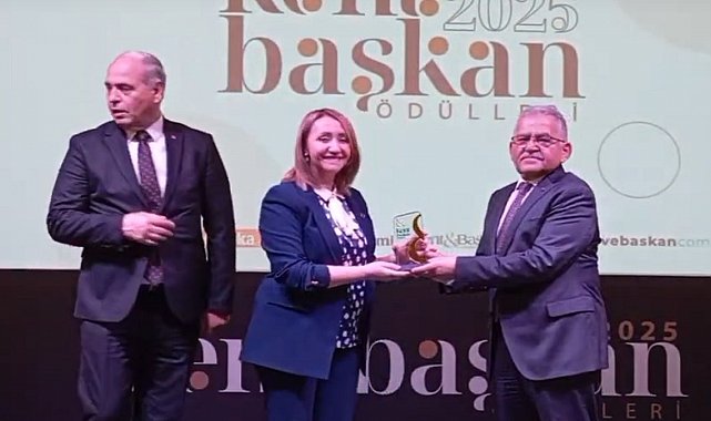 Başkan Tekin'in başarısı ulusal ölçekte taçlandırıldı