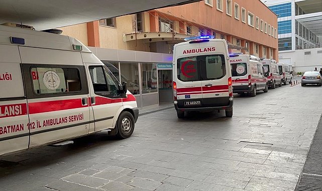 Batman'da merdivenden düşen bir kişi hayatını kaybetti