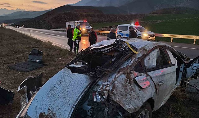 Batman'da takla atan otomobil hurdaya döndü: 3 yaralı