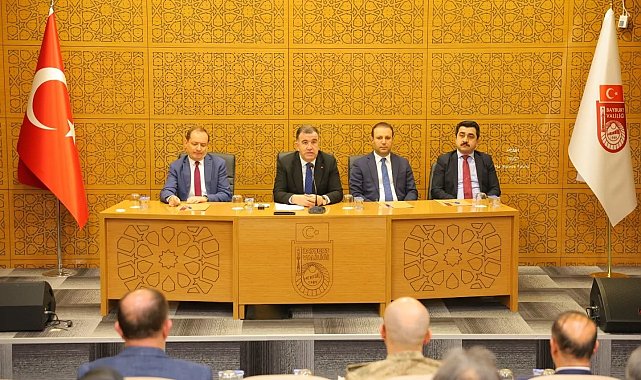 Bayburt'ta İl İdare Şube Başkanları toplantısı yapıldı