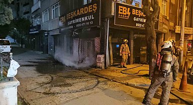 Bayrampaşa'da korkutan doğal gaz yangını