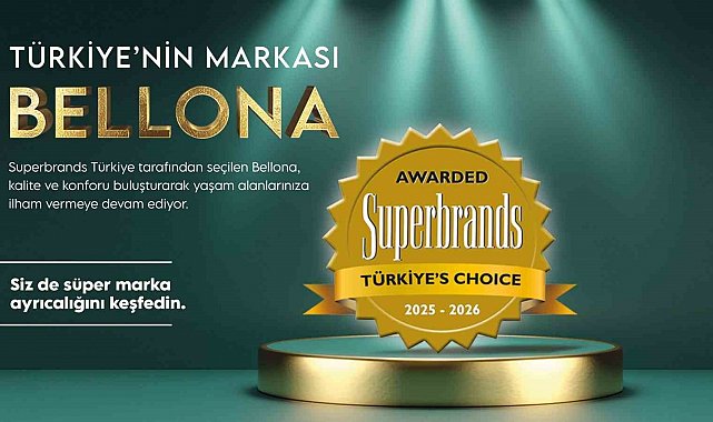 Bellona, 2025 Yılında 'Superbrands Türkiye' Listesi'nde yerini aldı