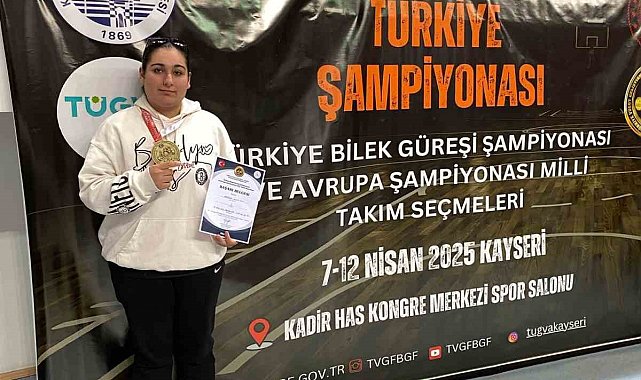 Berrak Dilay Top Türkiye şampiyonu oldu