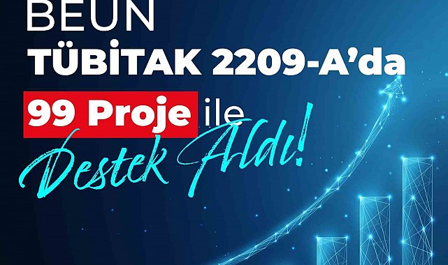 BEUN proje kabul oranıyla büyük başarıya imza attı