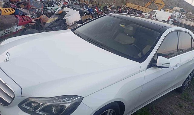 Beypazarı'nda sahte plakalı otomobil yakalandı