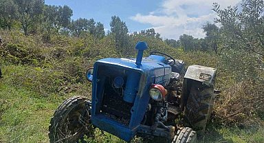 Bilecik'te traktörden düşen sürücü yaralandı