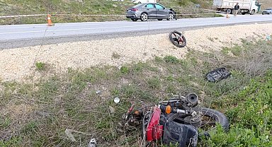 Bilecik'te yaşanan feci kazada motosiklet sürücüsü hayatını kaybetti