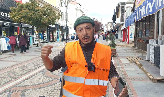 Bisikletle kutsal topraklara pedal çeviriyor