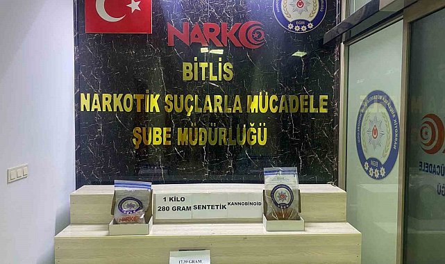 Bitlis'te uyuşturucu satıcılarına yönelik operasyon
