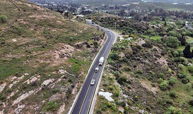Bodrum Dereköy-Peksimet yolu yenilendi
