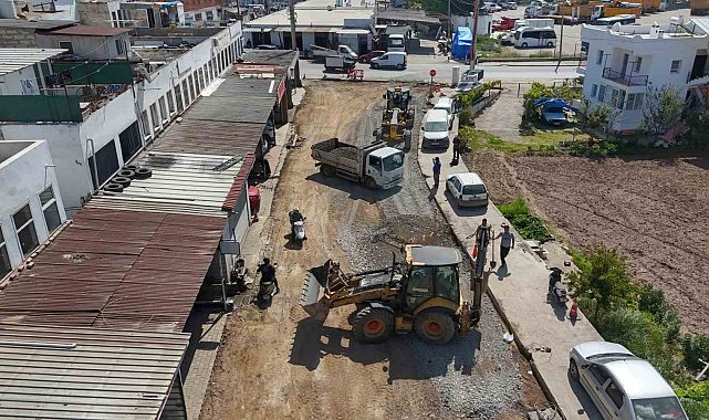 Bodrum'da asfalt çalışmaları devam ediyor
