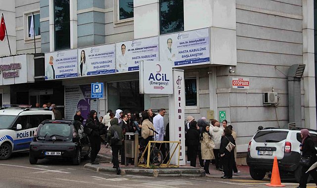 Bolu'da özel hastanede korkutan yangın