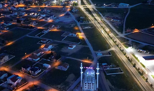 Bolvadin'in görsel güzelliği dron kamerasında