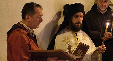 Bozcaada'da Paskalya ayini düzenlendi